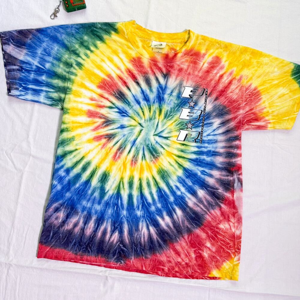 Vintage PBR Bull Riders Tie Dye T-Shirt - L